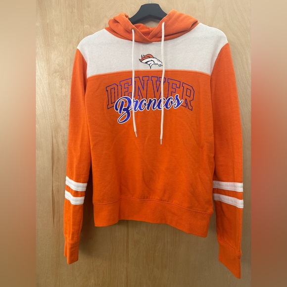 Nfl Team Other - NFL Team Apparel Orange Hoodie with White Drawstrings